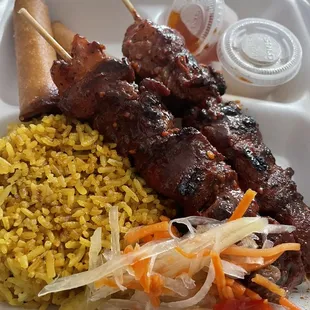 Chefs bbq plate ($10)
