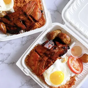 Delivery - Liempo Silog: Marinated Grilled Pork Belly w/ java rice, sunny side up egg | $16.99 (B1, G1 Free)