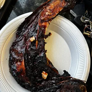 Grilled barbecue tuna