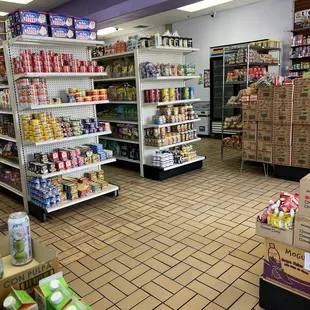 the inside of a grocery store