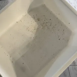 This is after pouring rice out...