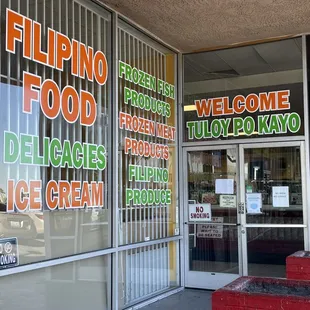 the front of a restaurant