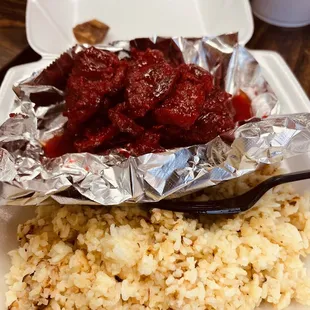 fried rice and tocino