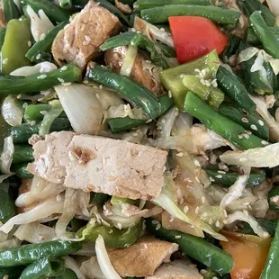 Tofu green beans