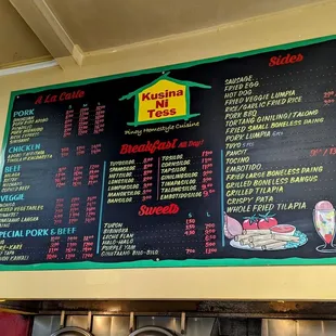 Menu Board