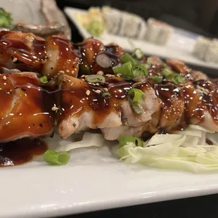 Grilled chicken yakitori