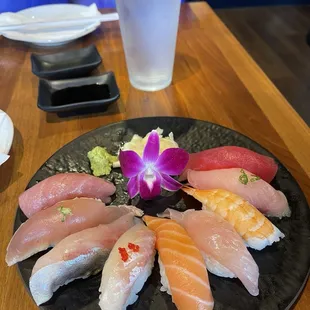 sashimi, sushi, sushi and sashimi, food