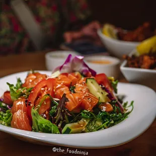 Salmon Sashimi Salad