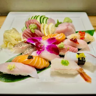 Sushi and sashimi