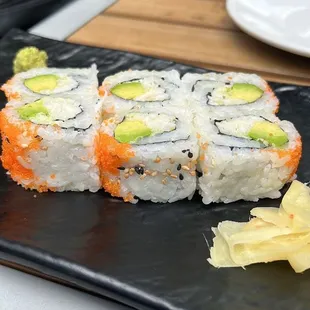 Real crab California roll ($10)