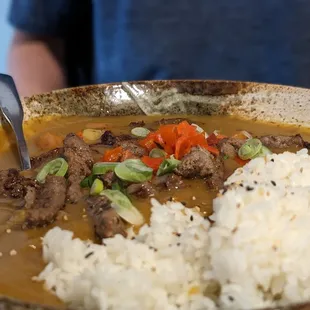Beef curry