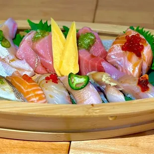 8+8 VIP nigiri and sashimi sampler