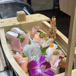 Nigiri and Sashimi Boat