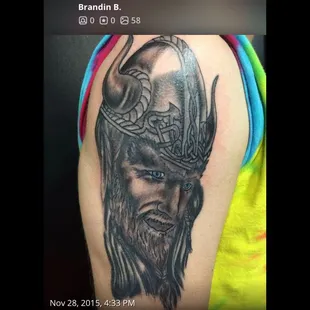 Viking portrait by #jeremyanderson