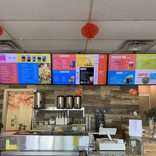 Menu and ordering station