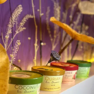 Beautiful wall! I had to display my ice creams on here lol.