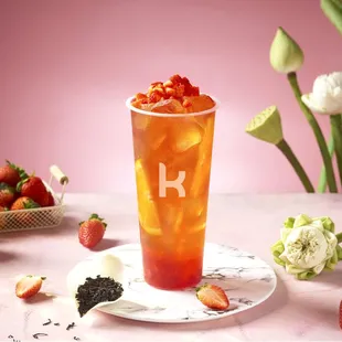 Strawberry Oolong Tea