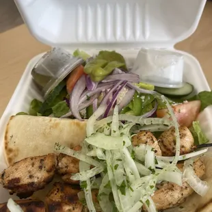 Chicken Kabob Plate