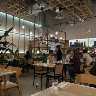Interior decoration with bar