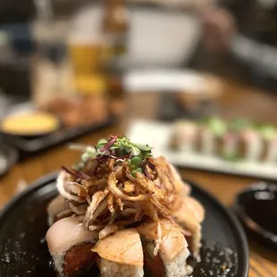 Crispy Onion Albacore Roll
