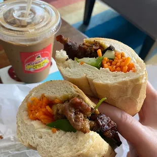 Pork Banh Mi, Vietnamese Coffee