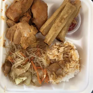 CP1. Chicken Adobo Combo Plate