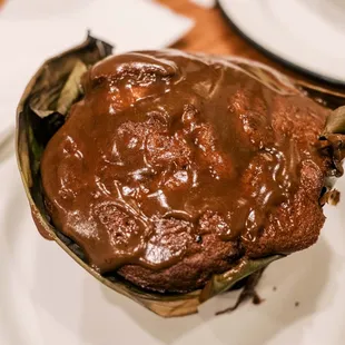 Bibingka Mamon $10 (25 Aug 2022) - Filipino rice flour cake, salted egg, cheese, panutsa butter