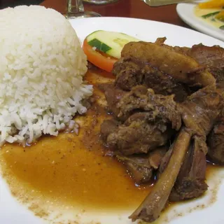 Chicken Adobo over Rice