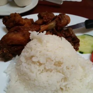 Fried Chicken over Rice