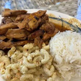 H2 grilled chicken with huli huli sauce