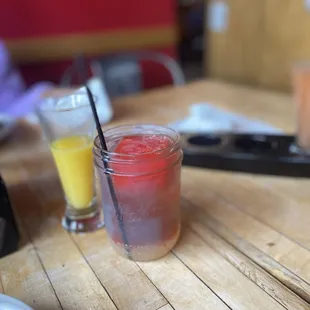 Spiked koolaid an a mimosa