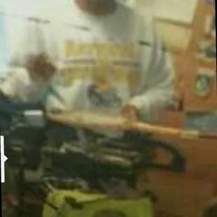 Michael string racquet