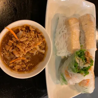 A5. Vegetarian Spring Rolls- 2pcs