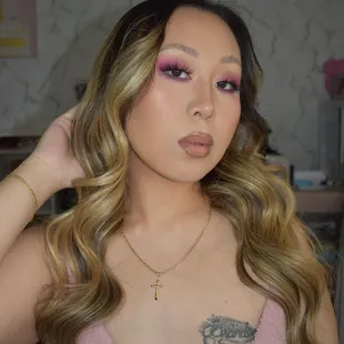 The stages of hair I had her done