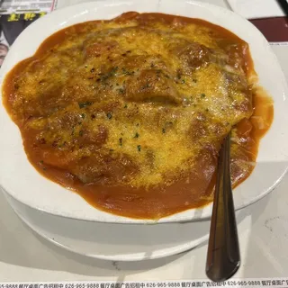 DWR06. Baked Pork Chop with Tomato Sauce ()