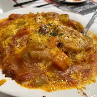 DWR07. Baked Chicken Steak with Tomato Sauce ()