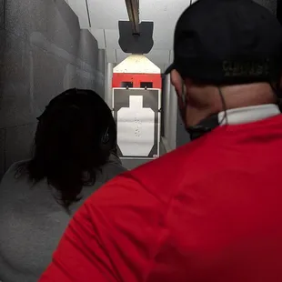 Training w/James Wong, pistol grip, sight alignment and stance; putting it all together.