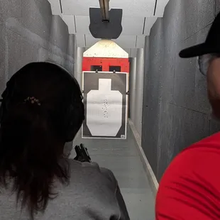 Training w/James Wong, pistol grip, sight alignment and stance; putting it all together.