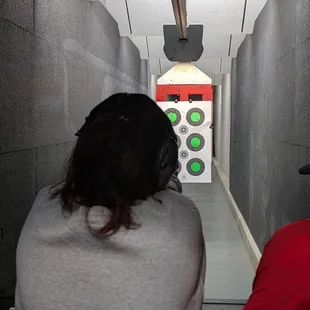 Training w/James Wong, pistol grip, sight alignment and stance.