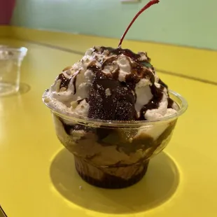 Chocolate Brownie Sundae