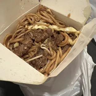 21. Beef Chow Mein