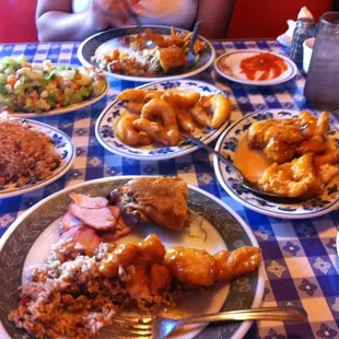 B dinner for 2 plenty of food