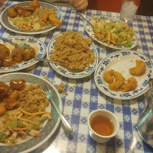 So much food!