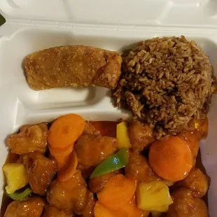 Sweet and sour chicken with fresh ingredients that pop with flavor.