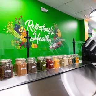 a variety of fruits and vegetables