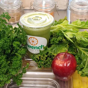 a variety of fruits and vegetables