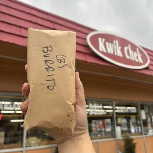 Kimchi burrito
