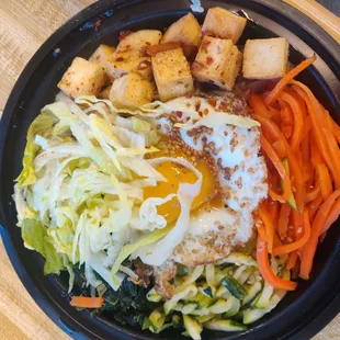 Tofu bibimbap