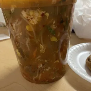 Korean Noodle Soup.  Hospital Days.