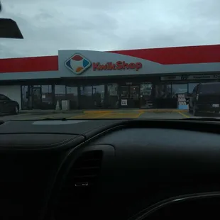 Picking up a few things.